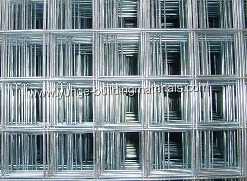 Hot dipped galvanized welded wire mesh fence panel