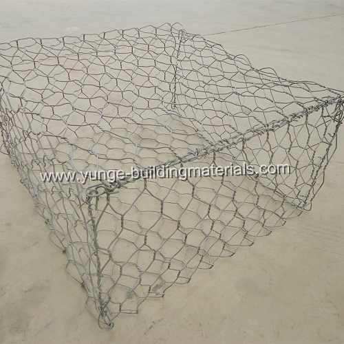Galfan And Hot Dipped Galvanized Hexagonal Gabion Wire Mesh/box/basket,stone cage mesh