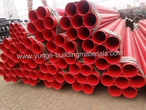 PE coated/Epoxy coated ERW fire fighting sprinkler system steel pipe