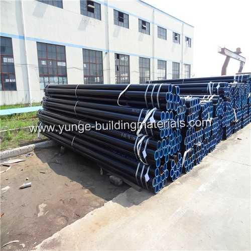 CS SMLS Black steel chilled water pipe carbon steel seamless tubes 