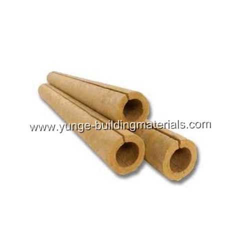 Rock wool insulation pipe for pipe protection