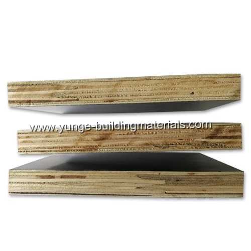 Film faced finger joint laminated board for construction usage