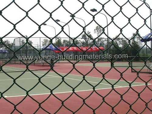 Chain link fence diamond wire mesh with the diamond opening
