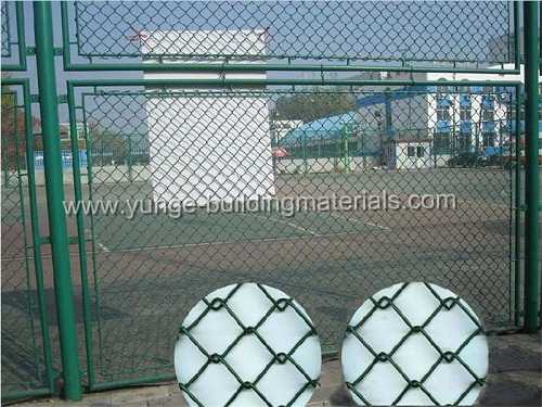 Chain link fence diamond wire mesh with the diamond opening