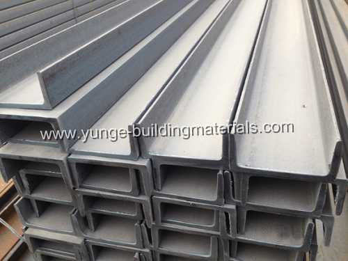 U channel structural section beam steel