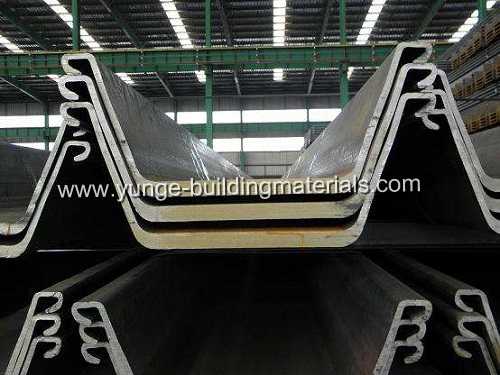 U type steel sheet pile interlocks connecting/Retaining walls/Flood gate sheet pile hot rolled/Water retaining