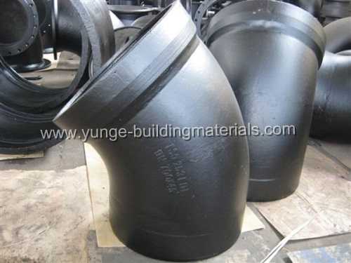 Ductile iron elbow ISO2531 EN545
